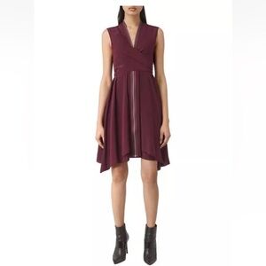 All Saints Jayda Silk Dress Size 6